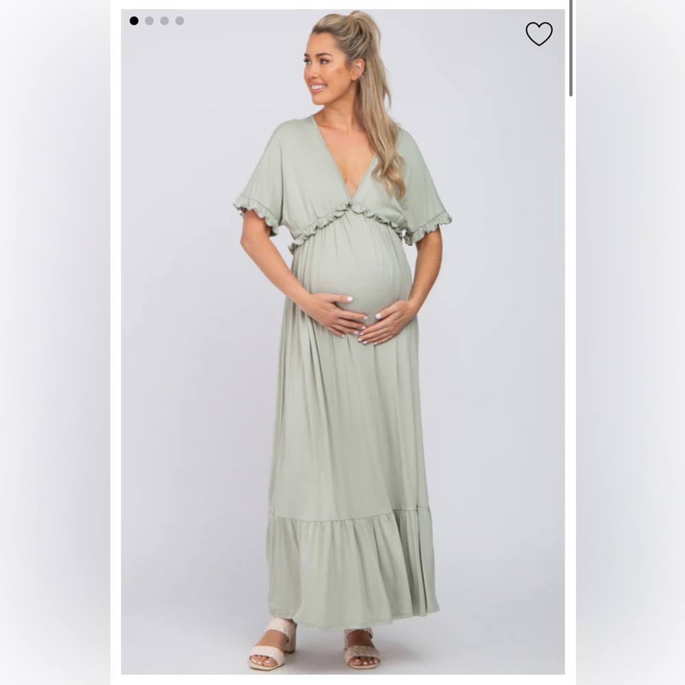 Pink Blush Maternity Dress